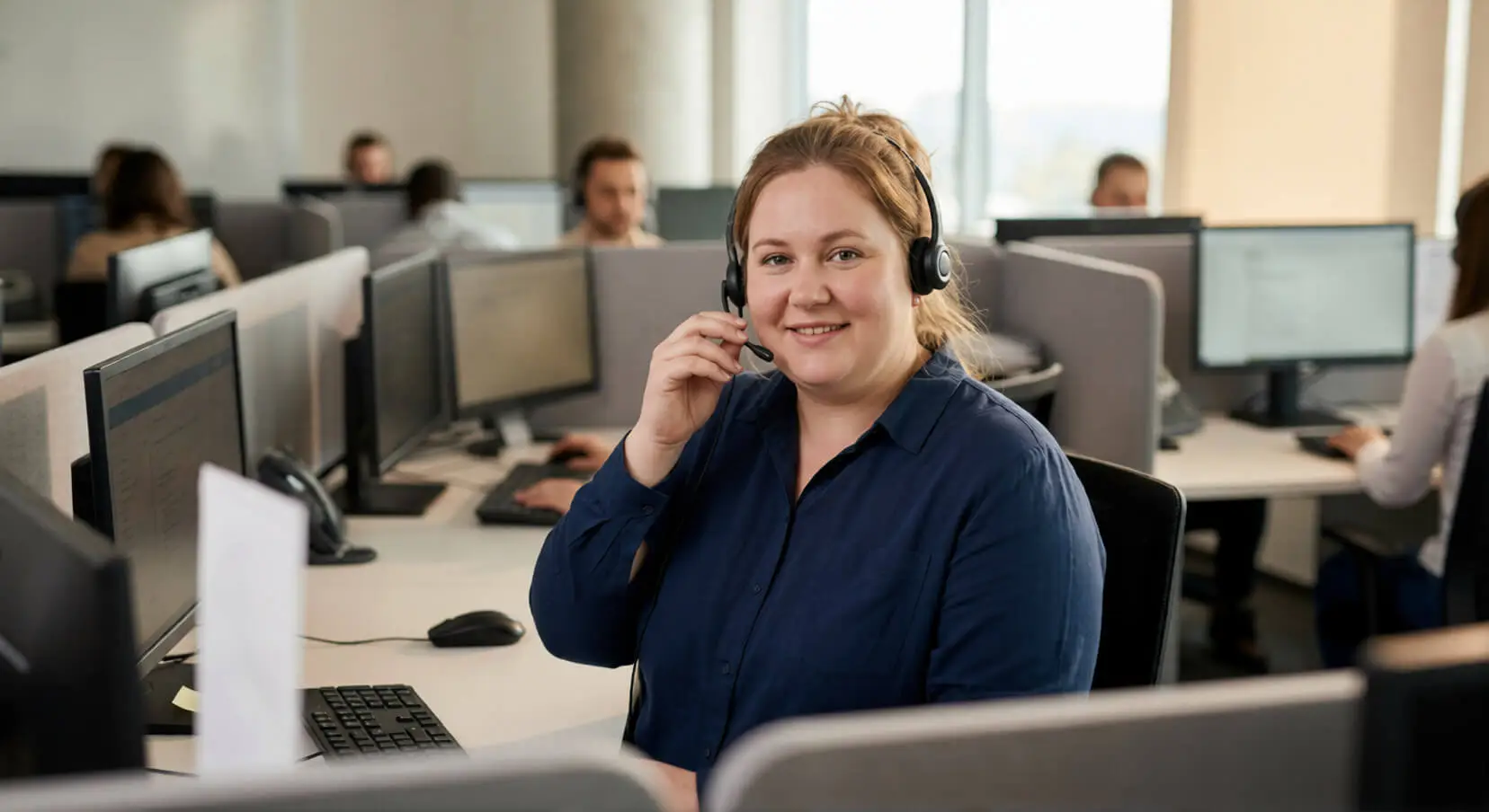 IT support technician at work